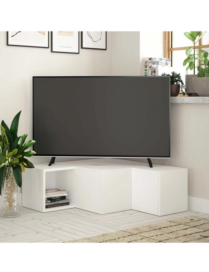 ASR - Móvel Tv Compact Branco