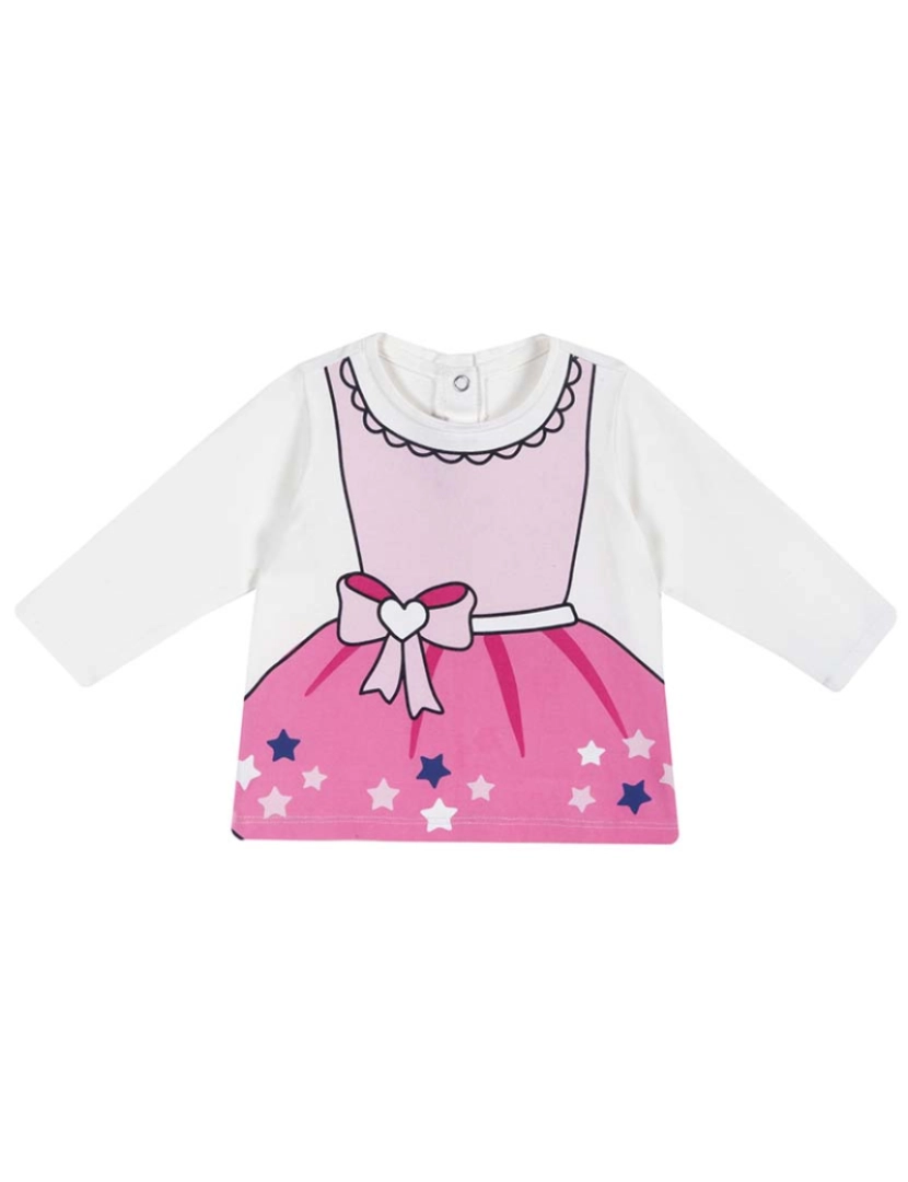 Chicco - T-Shirt M. Comprida Menina Rosa Escuro 18 Meses