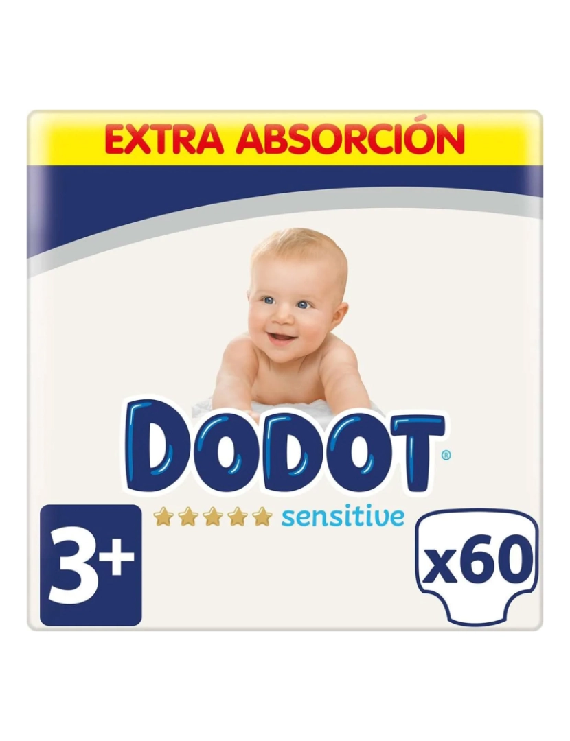 Dodot - Sensitive Extra T3 60Uds