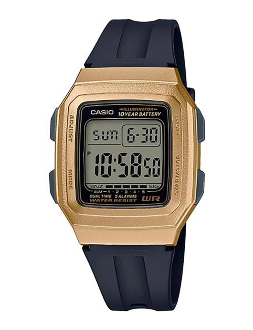 Casio - Relógio  Unissexo   Retro Vintage Dourado 