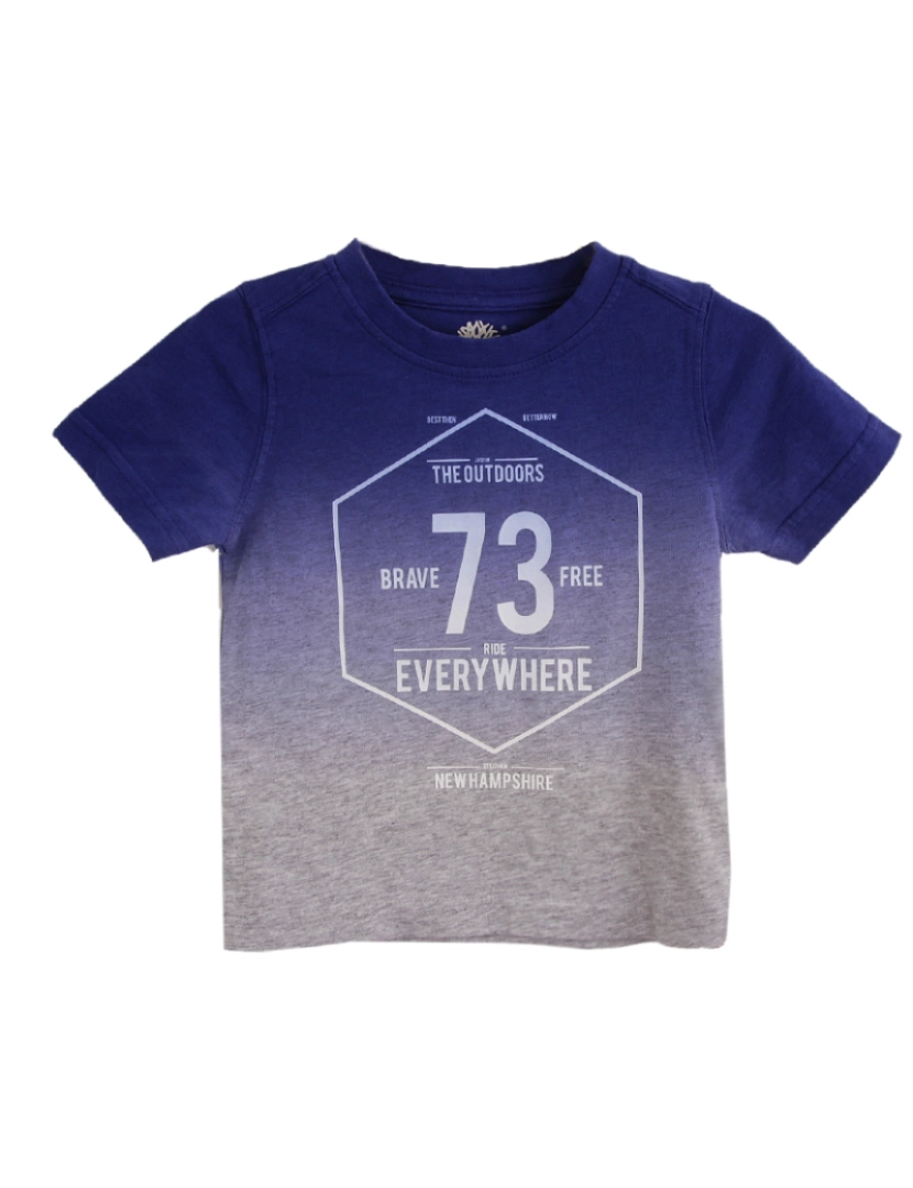 Timberland - T-Shirt Criança Azul 