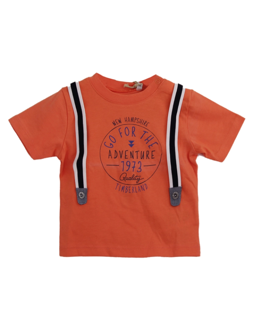 Timberland - T-Shirt Criança Laranja 