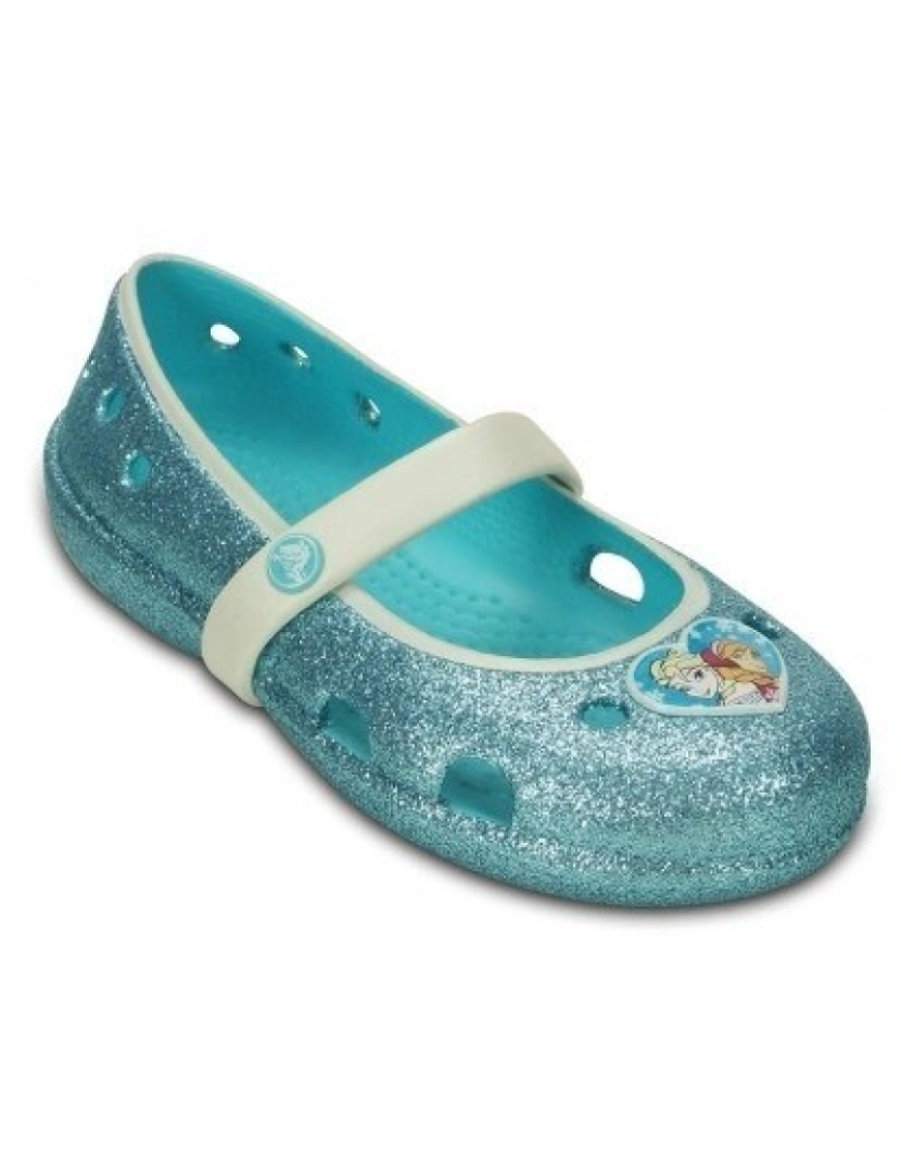 Crocs - Sabrinas Crocs Frozen Flat Azul Claro