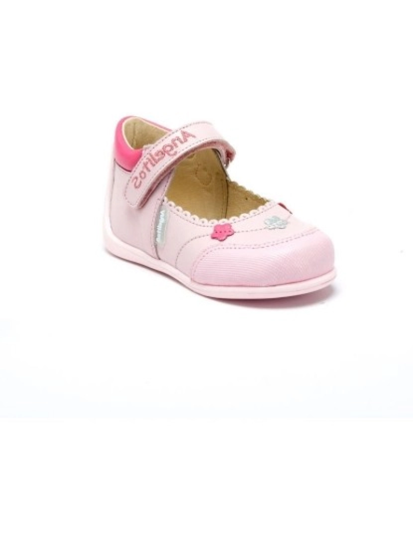 Outras SET - Sapatos de Criança reforço em borracha com Velcro Rosa Lets Grow