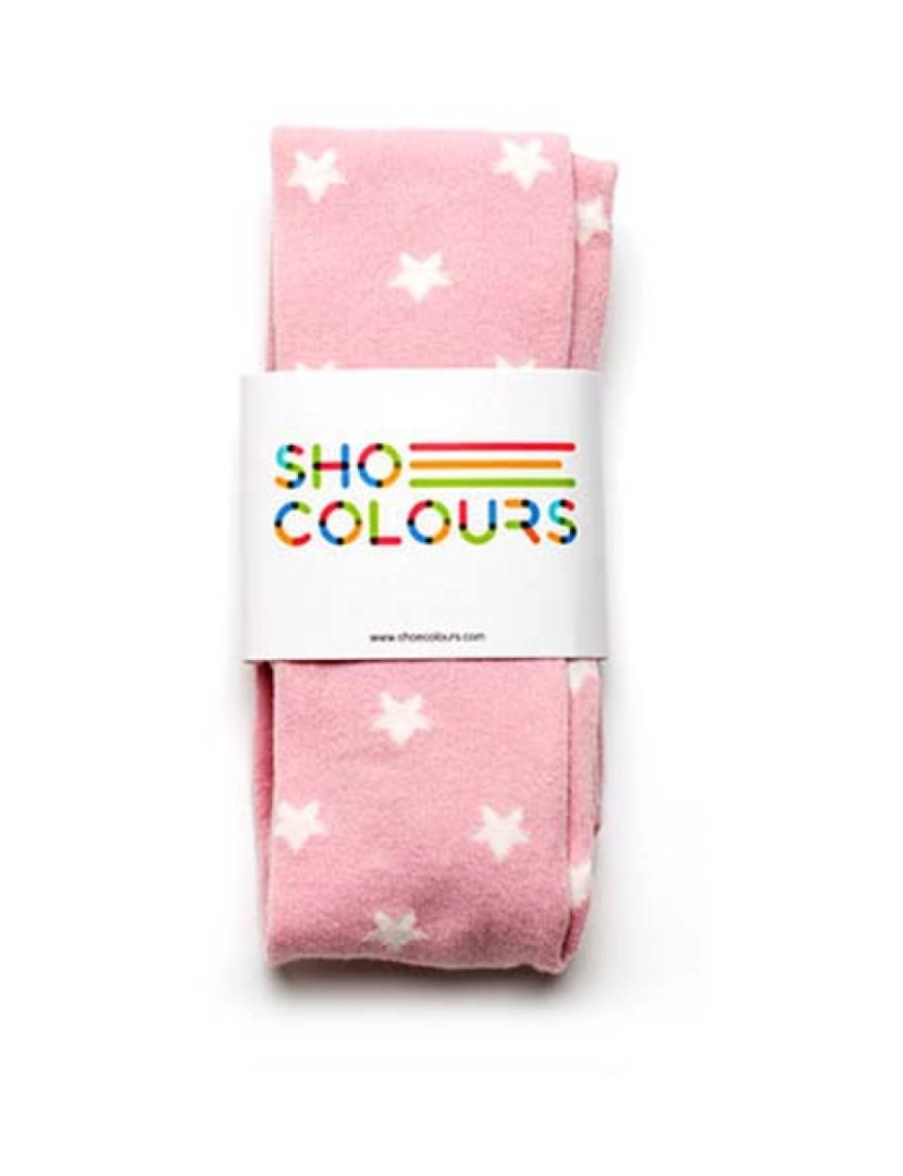 ShoeColours - Collants Estrelas Rosa