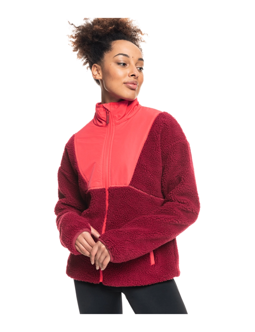 Roxy - Sweatshirt Senhora Unforgettable Landscapes Vermelho