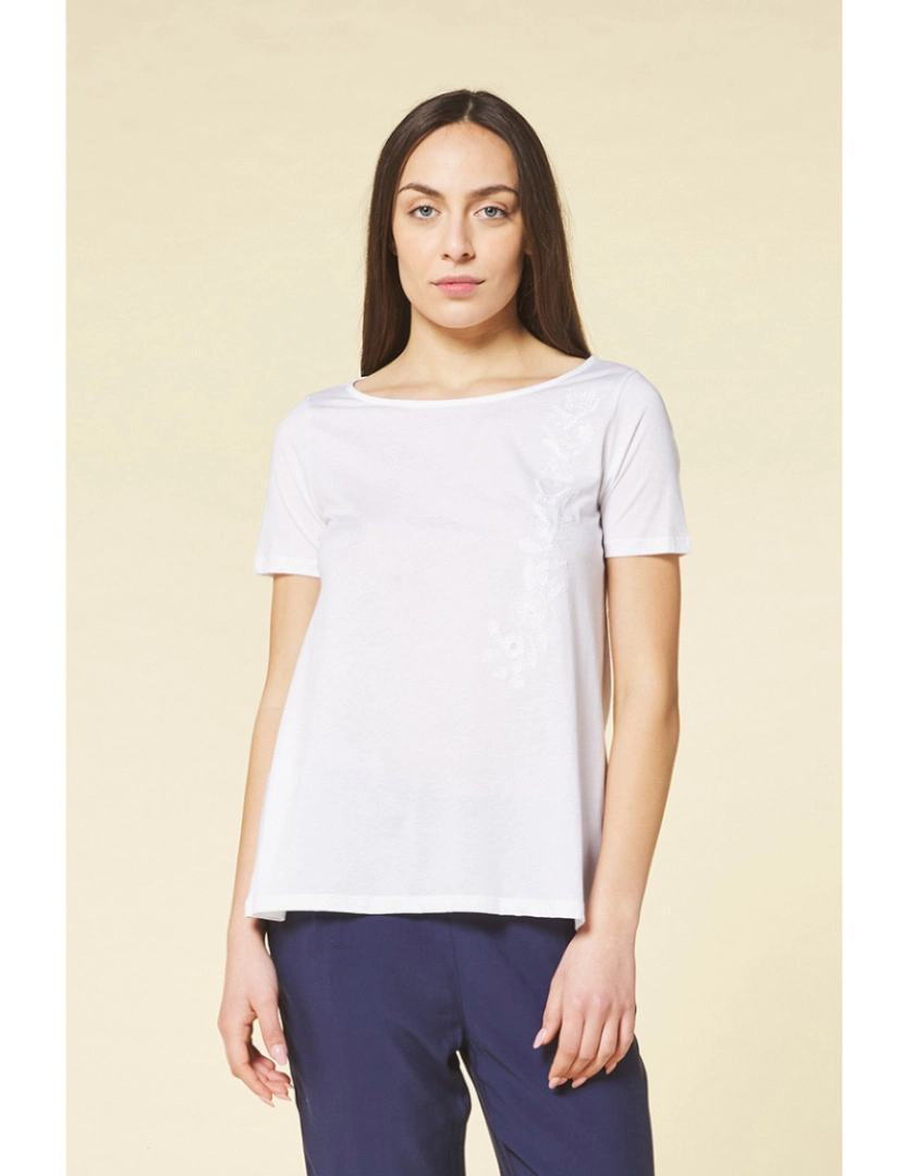 Stefanel - T-Shirt Branco