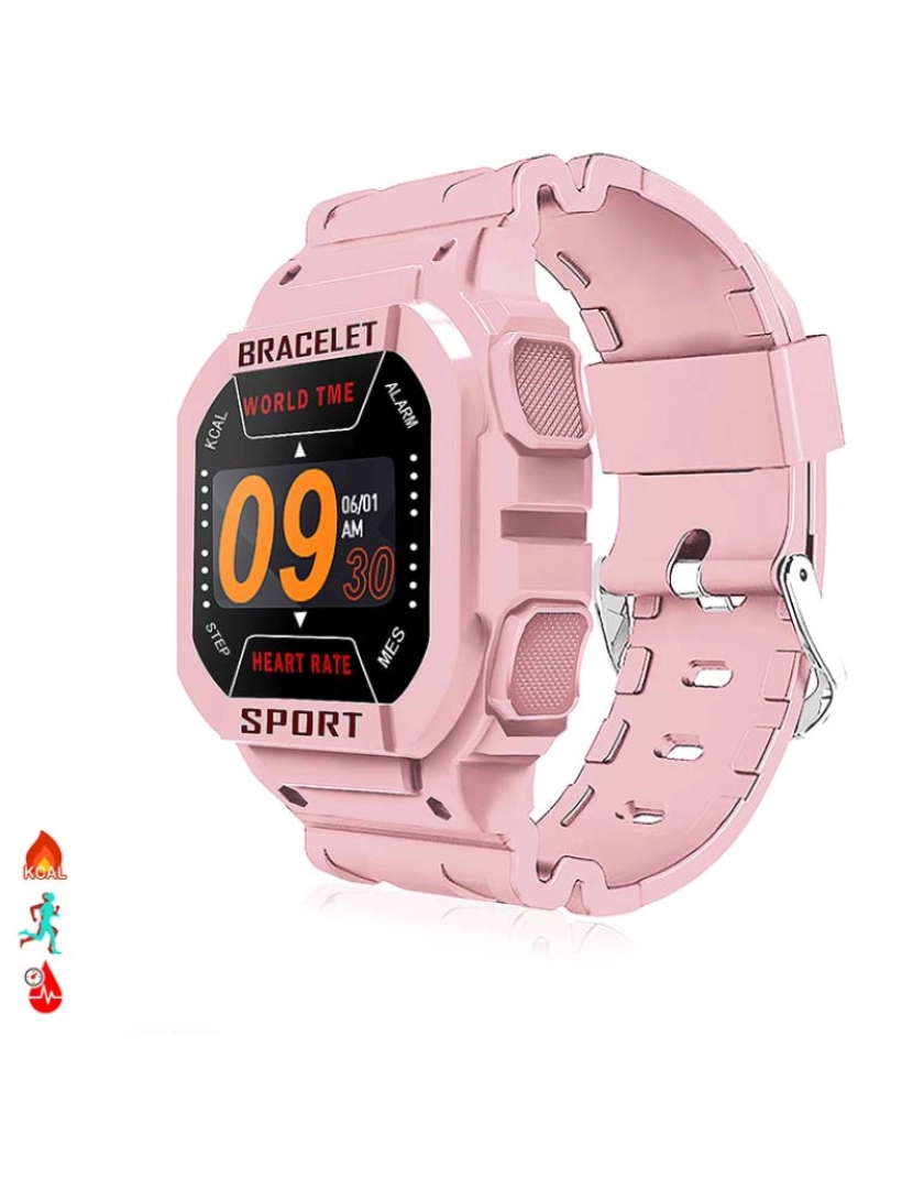 DAM - Smartwatch i3 Rosa