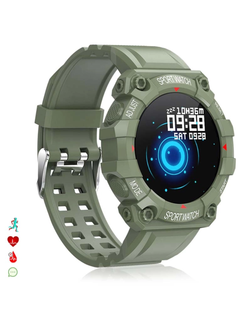 DAM - Smartwatch FD68 Verde Militar