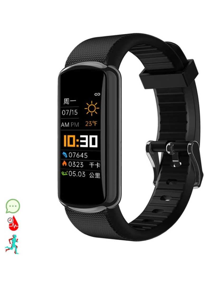 DAM - Smartband D4   Preto