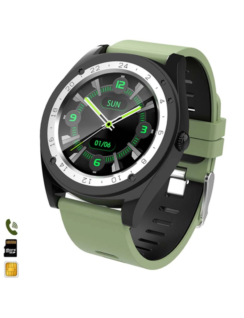 DAM - Smartwatch M10 Verde Oliva