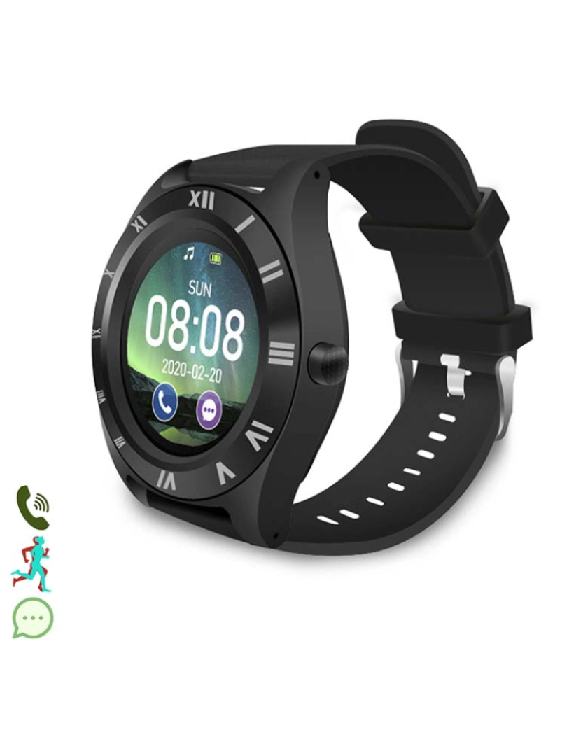 DAM - Smartwatch M11 Multifunção Preto