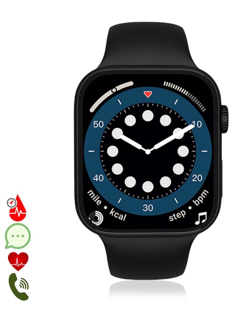 DAM - Smartwatch Desportivo Tk800 Preto