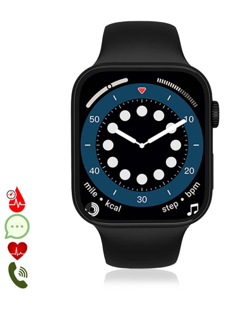 DAM - Smartwatch TK800 Preto