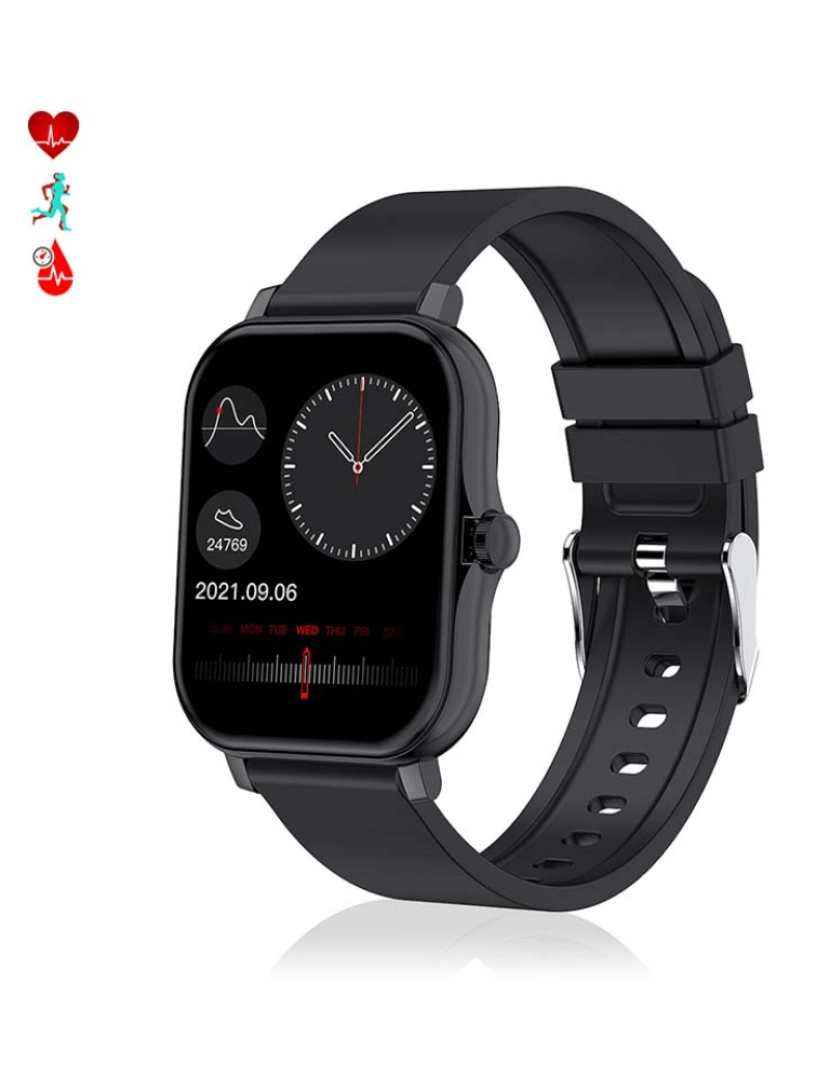 DAM - Smartwatch H30 Preto