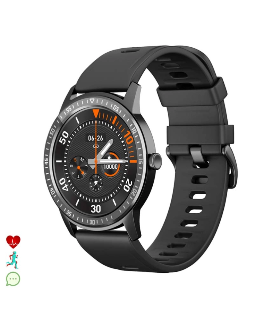 DAM - Smartwatch Q669 Preto