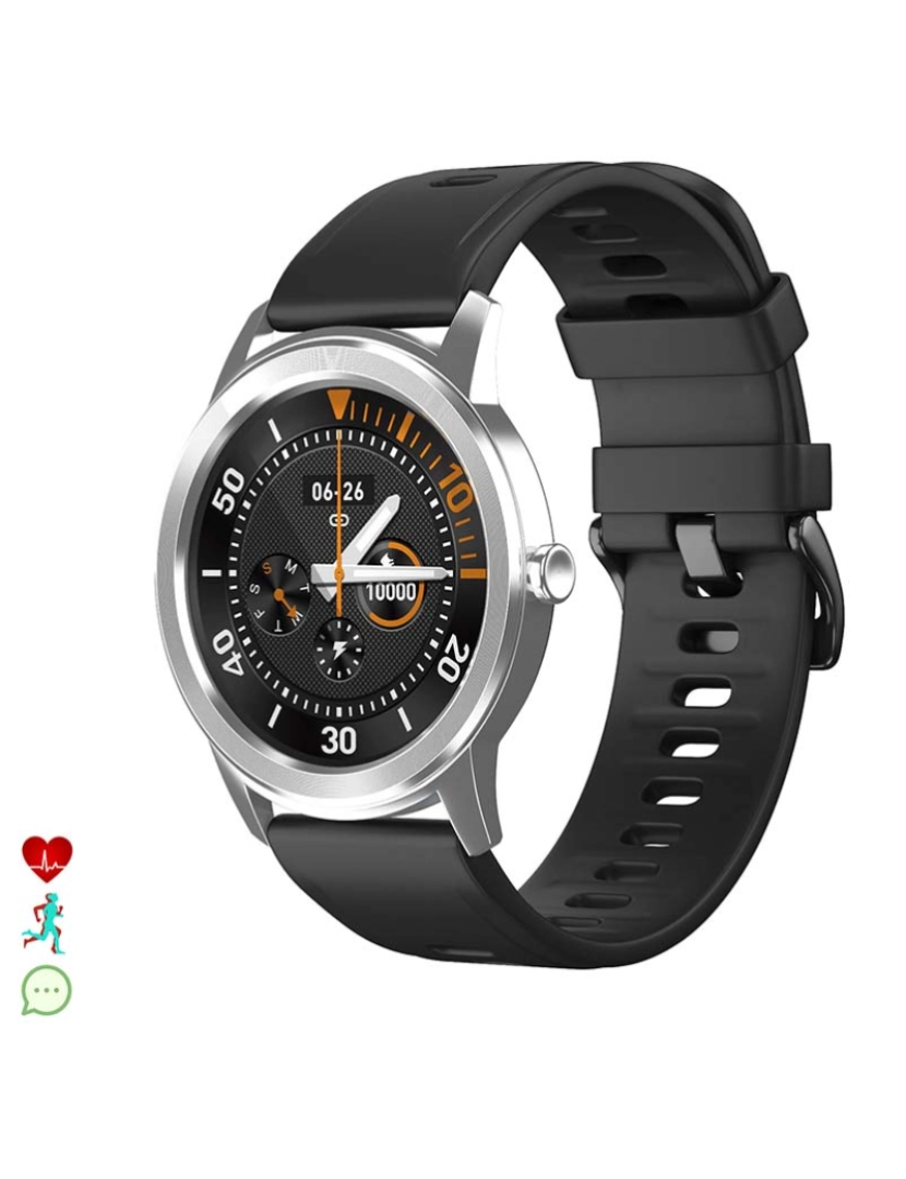 foto 1 de Smartwatch Q669 Prateado