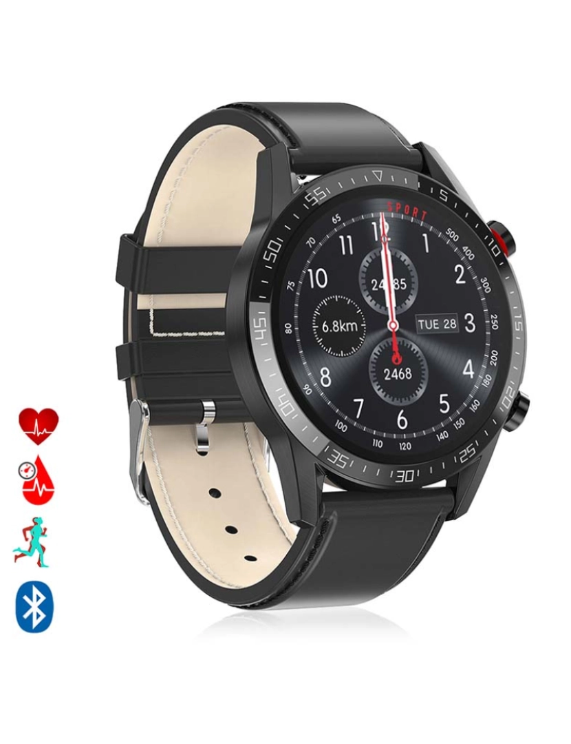 DAM - Smartwatch L13 Preto