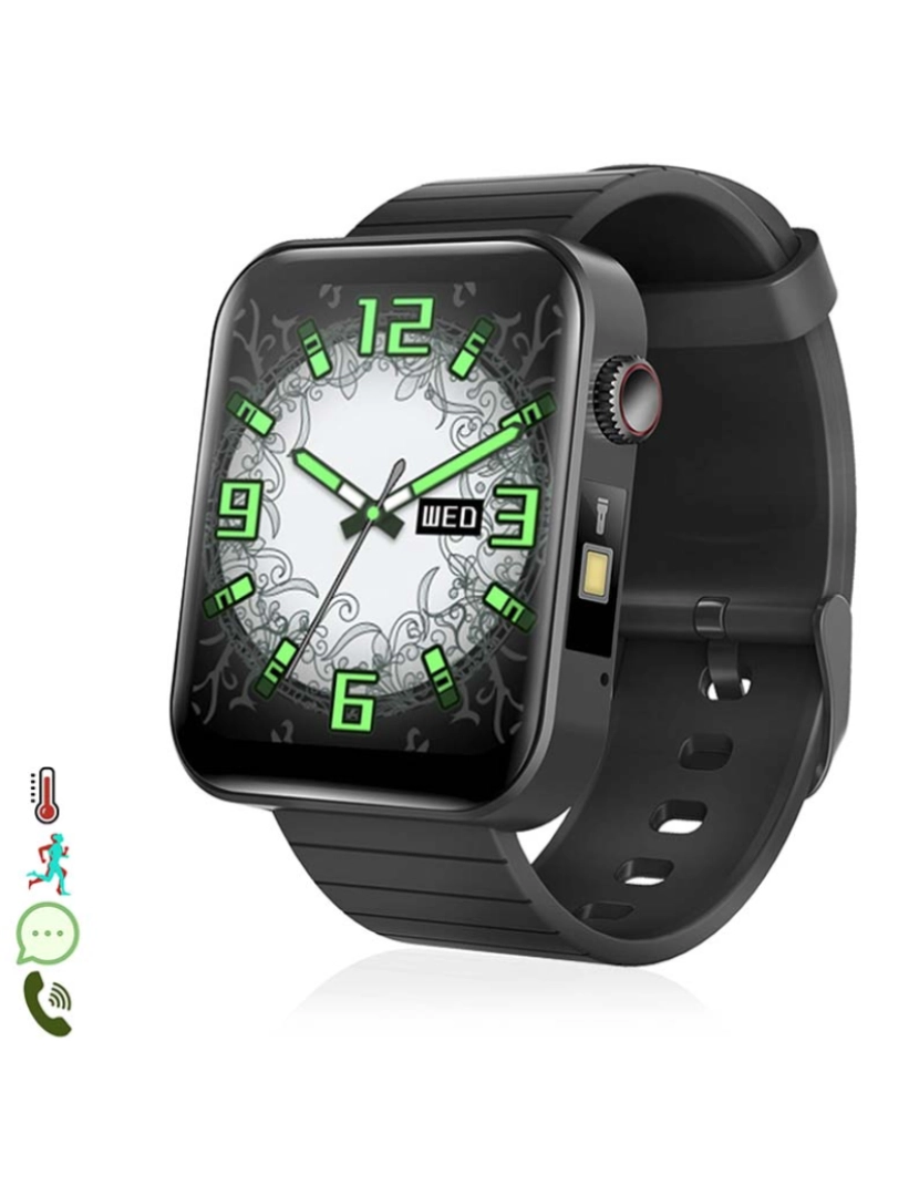 DAM - Smartwatch AK-T68+ Preto