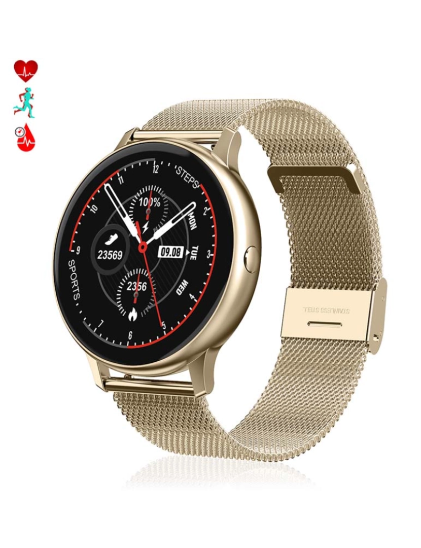 DAM - Smartwatch DT88 PRO Dourado