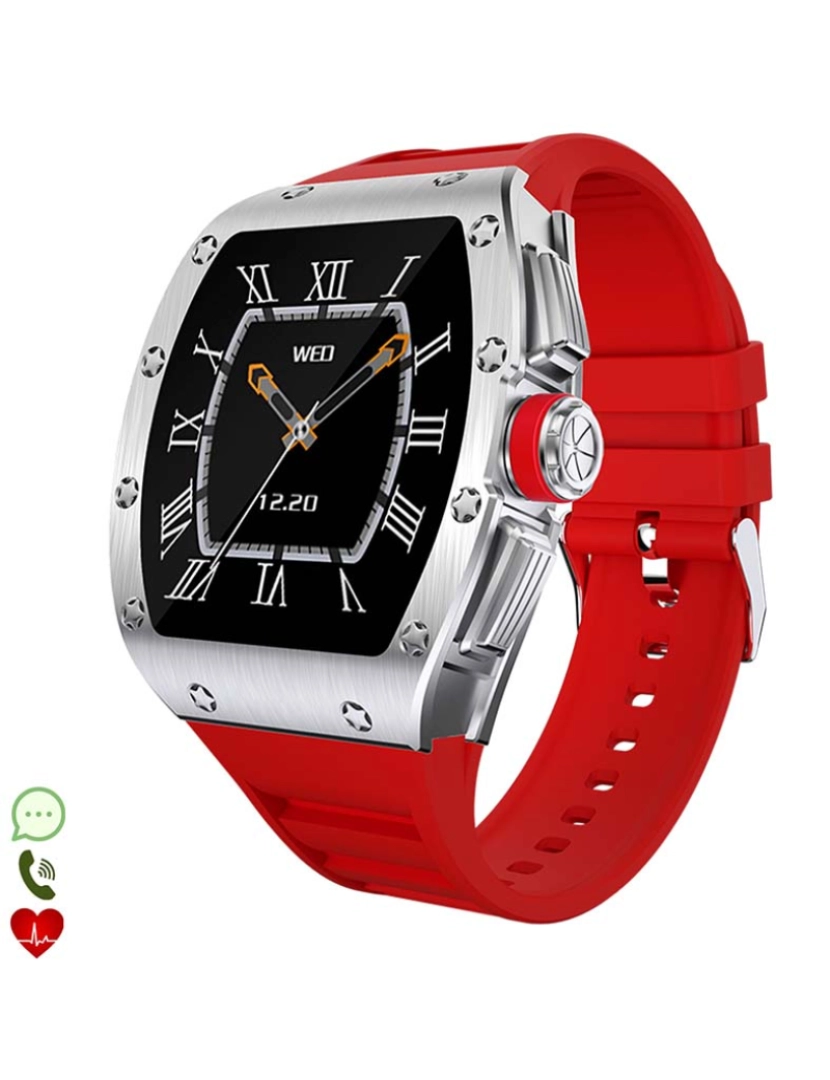 DAM - Smartwatch M2 Vermelho