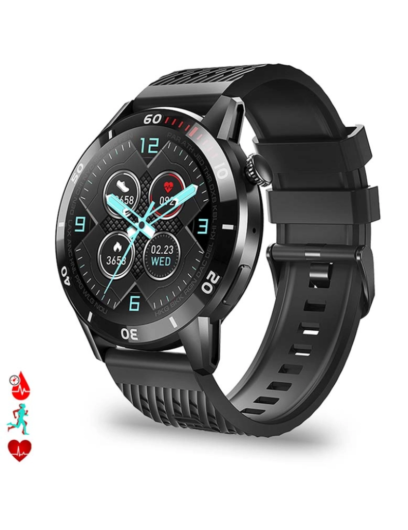 DAM - Smartwatch V93 Preto