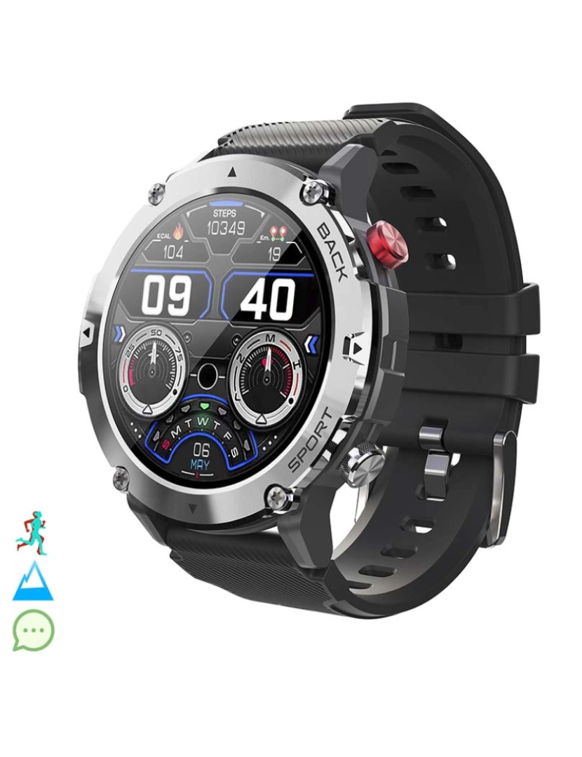 DAM - Smartwatch C21 Prata