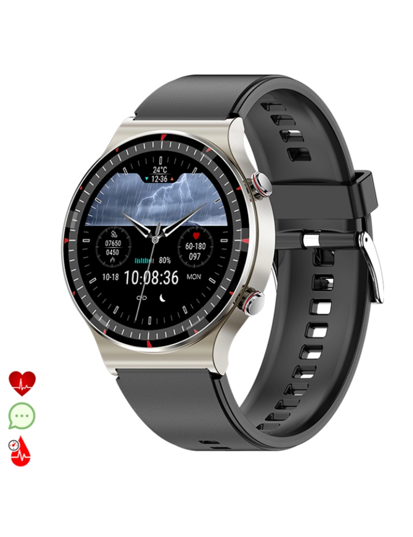 DAM - Smartwatch G08 Prateado