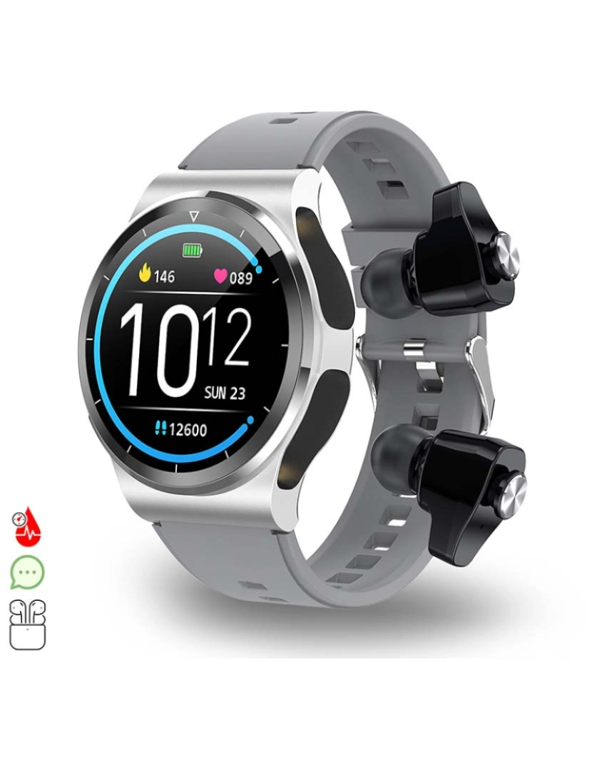 DAM - Smartwatch GT69 Prata