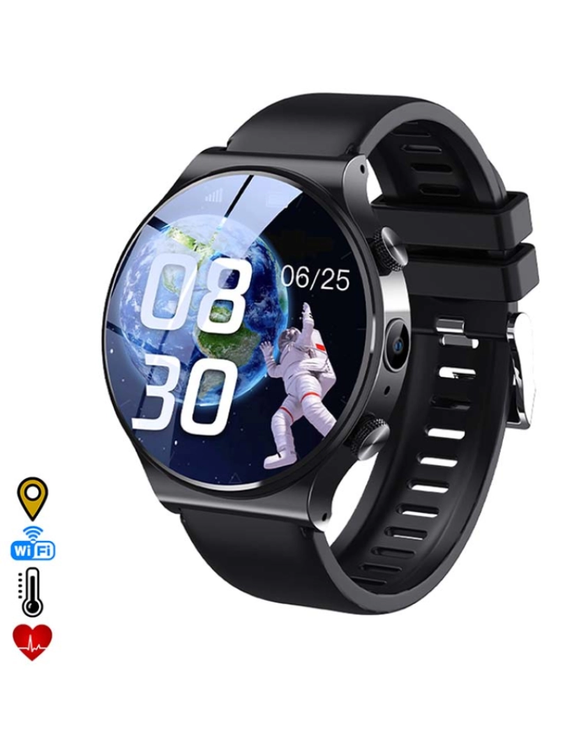 DAM - Smartwatch 4G Preto