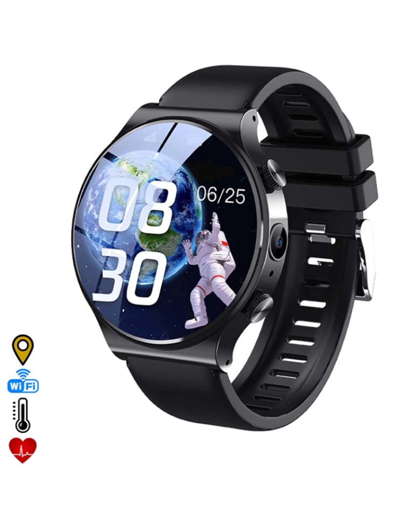 DAM - Smartwatch D12W-XT Preto