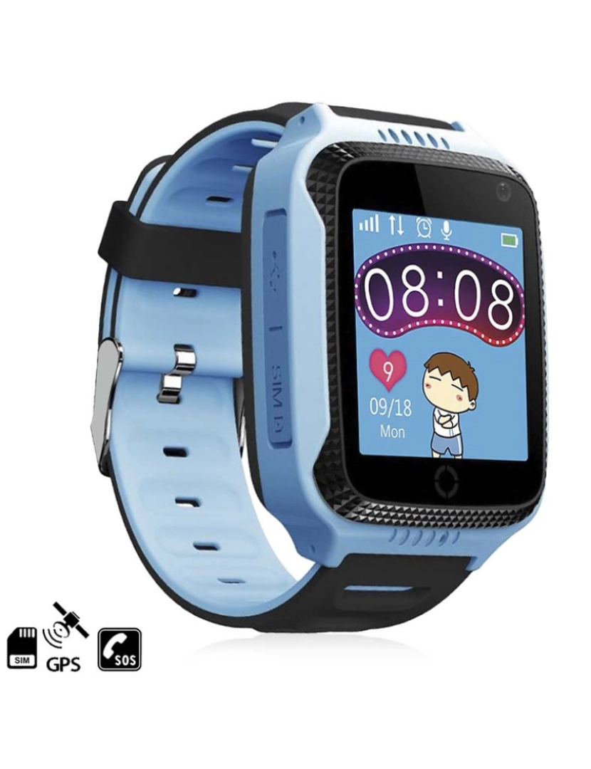 foto 1 de Smartwatch GPS localizador Q529 Azul
