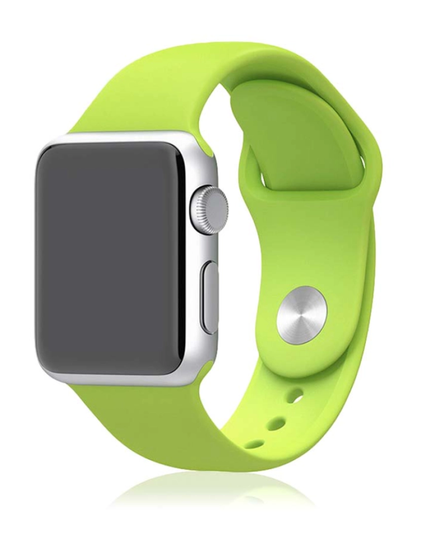 DAM - Bracelete Silicone Apple Watch 38MM/40MM Verde 
