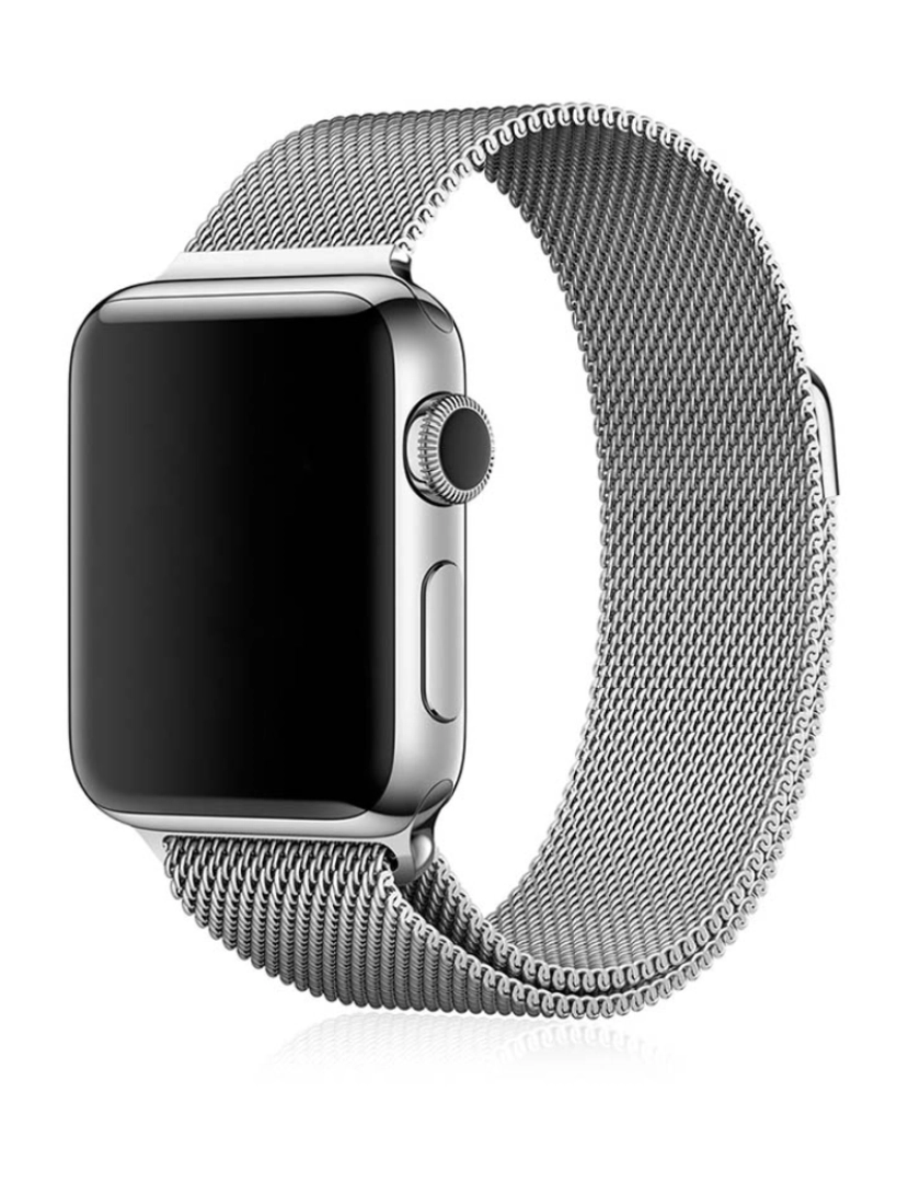 DAM - Bracelete Metálica Apple Watch 42MM/44MM Prateado 