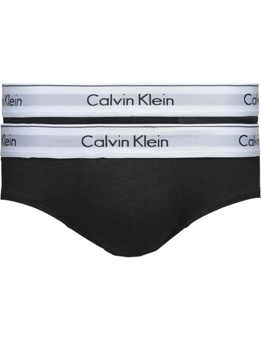 Calvin Klein - Pack 2 Slips Homem Preto
