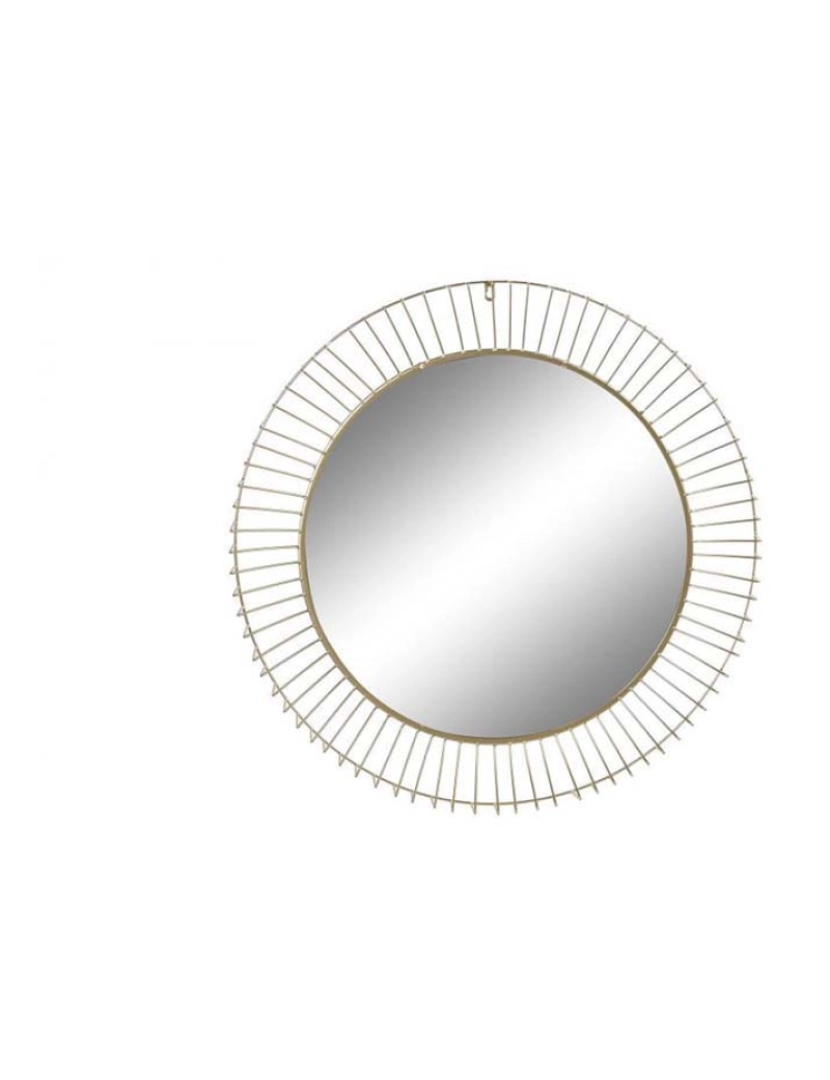 It - Espelho Metal Mate Dourado 