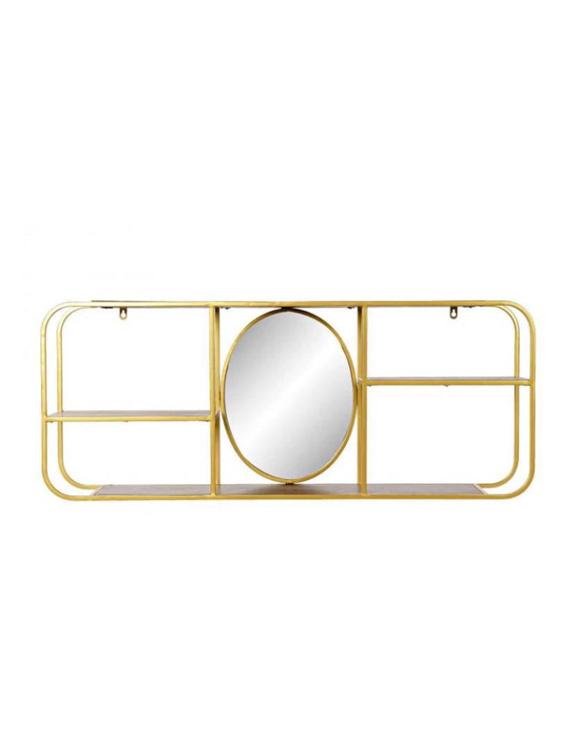 It - Espelho Estante Dourado 