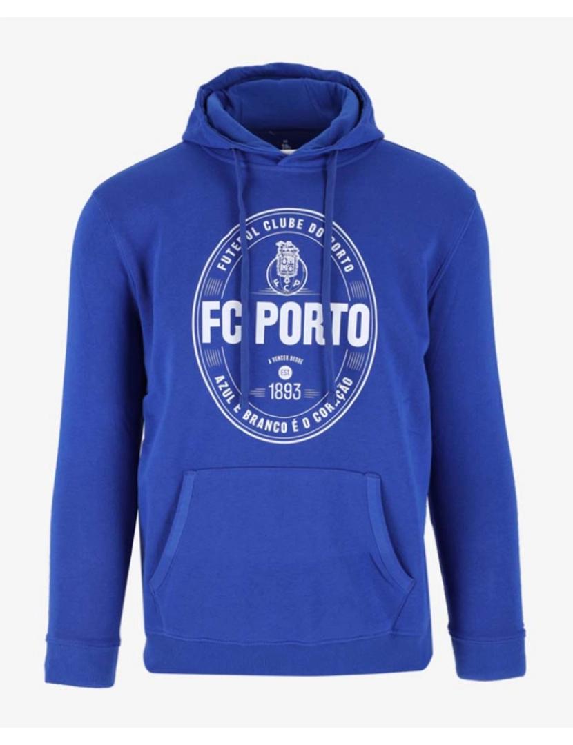 FCPorto - Sweatshirt Azul Royal Azul e Branco + Logo