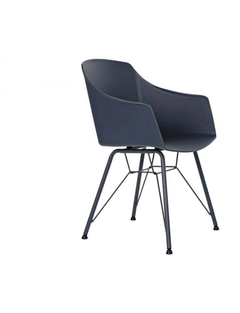 It - Cadeira Metal Mate Azul Marinho 