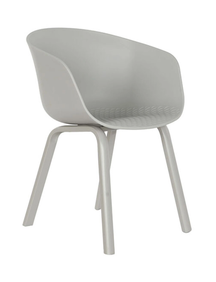 It - Cadeira de Sala de Jantar DKD Home Decor Cinzento claro 56 x 58 x 78 cm 60 x 55 x 78 cm