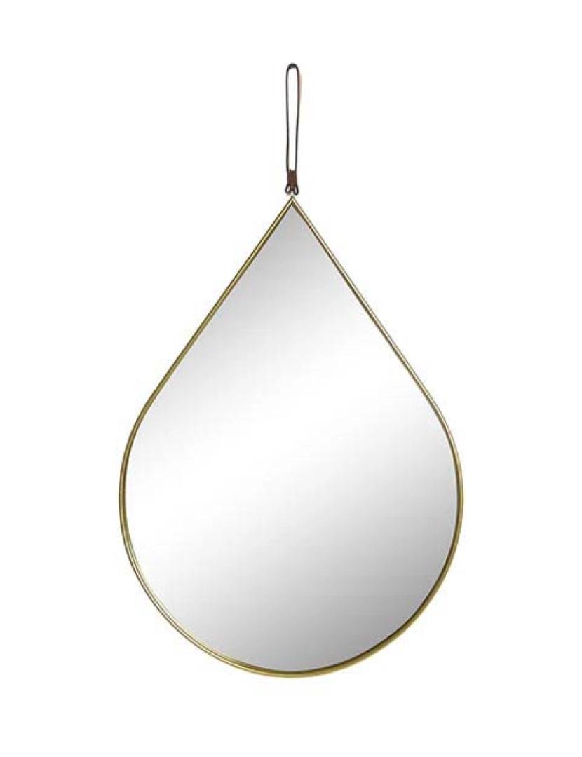 It - Espelho Metal Dourado 