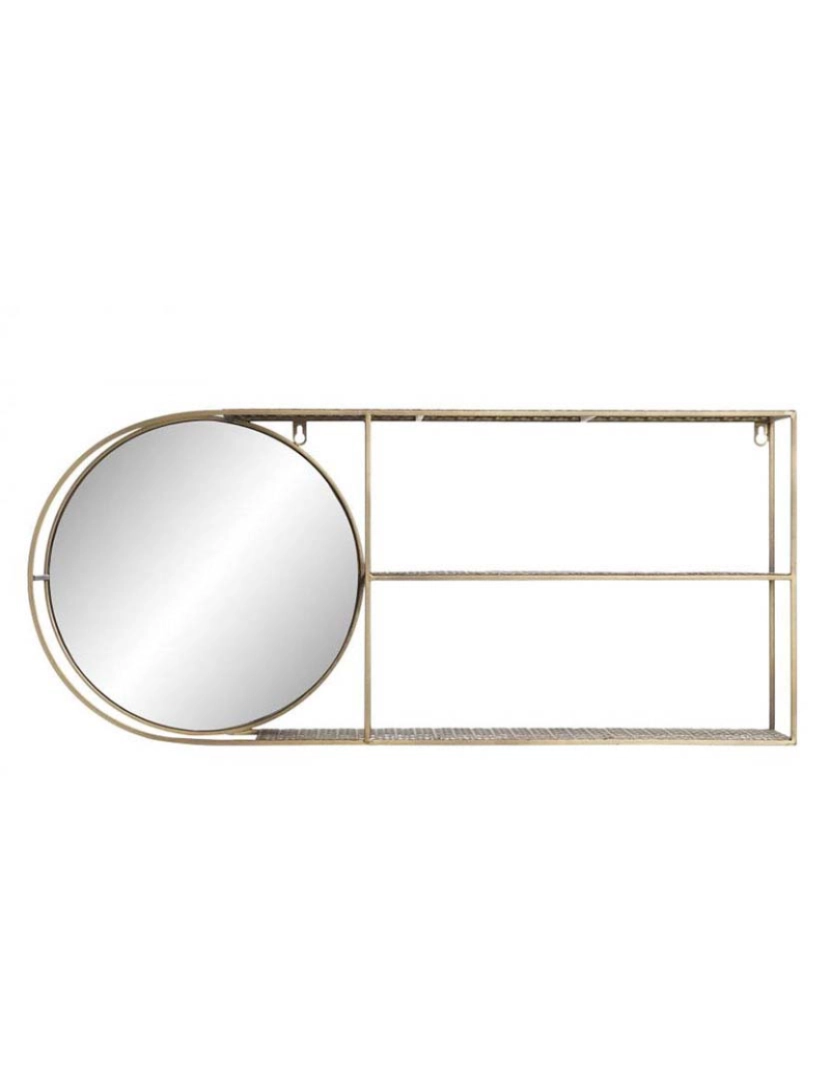 It - Espelho Metal Dourado