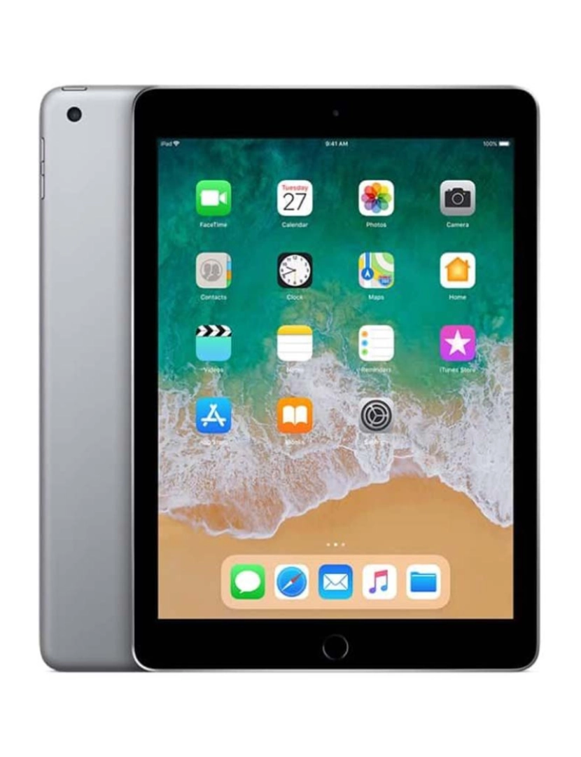 Apple - Apple iPad 9.7 (2017) 32GB WiFi Grau A