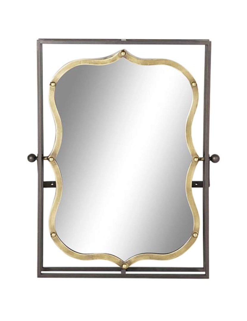 It - Espelho Metal Espelho Dourado 