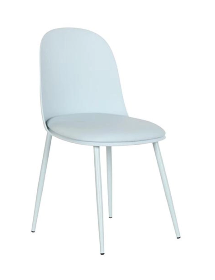 It - Cadeira de Sala de Jantar DKD Home Decor Azul 45 x 46 x 83 cm