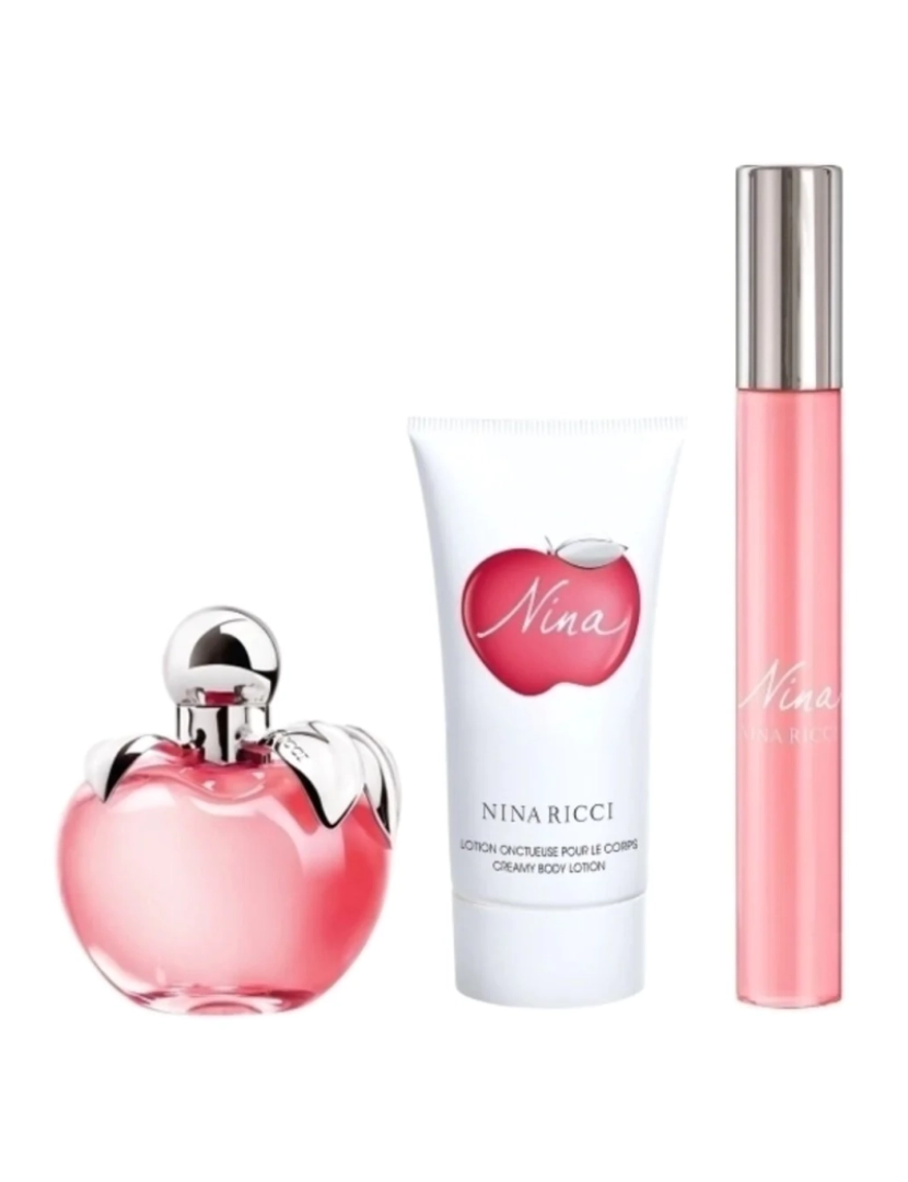 Nina Ricci - Set Nina Edt 50Ml+ Body 75 Ml+ Travel Roll-On@