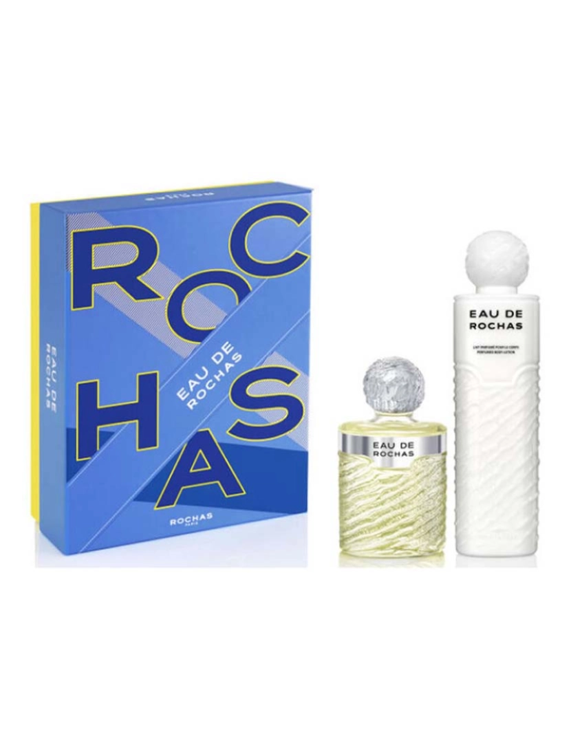 foto 1 de Coffret Eau Rochas Edt 220 ml + Loção Corporal 500 ml 