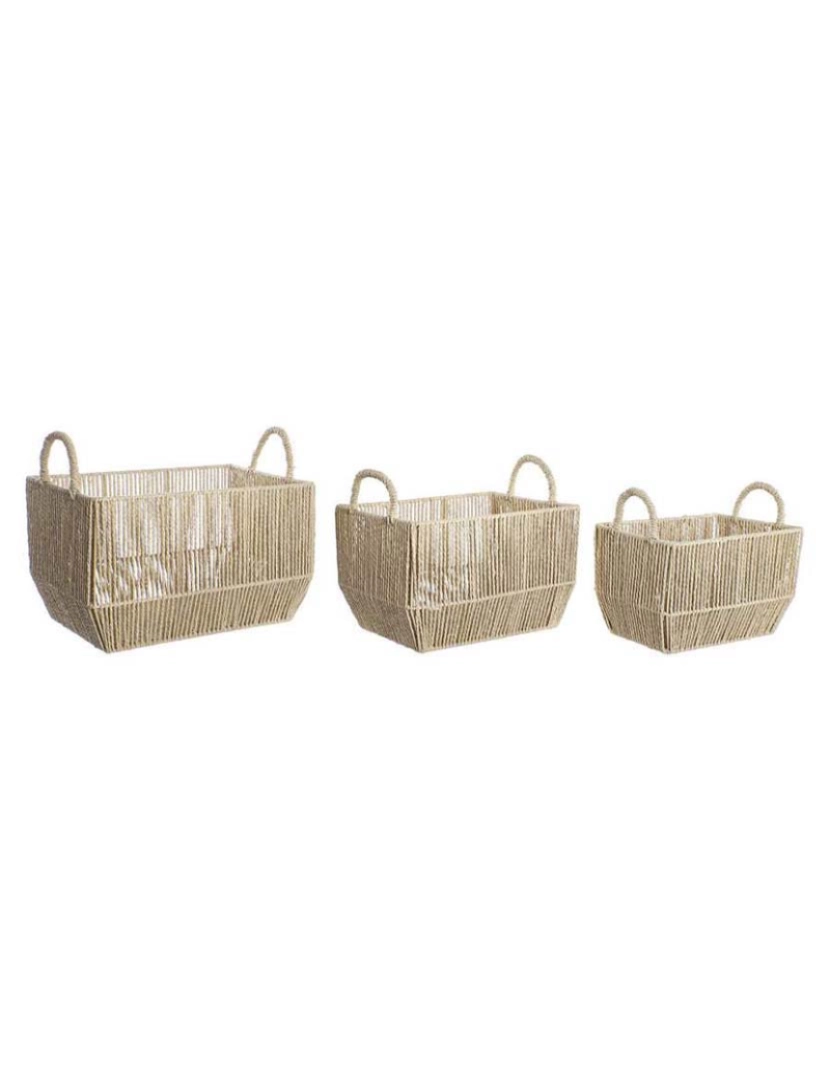 It - Conjunto Cestas Natural 