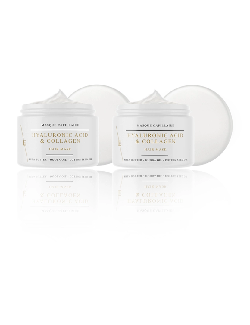 Eclat Skin London - Kit 2pçs Máscara Capilar Colagénio & Ácido Hialurónico 300Ml