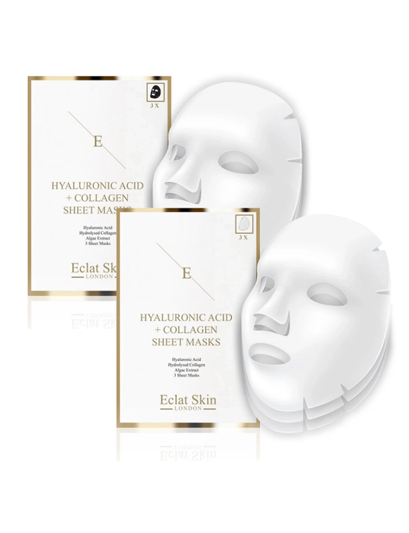 Eclat Skin London - Kit 2pçs Máscara Super Boost Ácido Hialurónico
